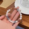 Pulsera de Cristal Rosa Dulce y Fresca Super Hada Diseño Mori Pulsera Lazo Estilo Princesa Regalo para Novia