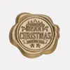 Ahora disponible para entrega rápida: Sello de Cera Pequeño de Feliz Navidad, Pegatinas de Sello de Cera Navideñas, Pegatinas de Cera para Sellar Sobres