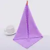 Toalla Cuadrada de Microfibra Coralina con Borde Gofrado para Venta al por Mayor, Trapo Absorbente, Toalla de Regalo, Varios Tamaños Disponibles para Usar
