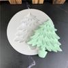 Molde de silicone para árvore de Natal direto da fábrica, ferramentas de decoração para chocolate e confeitaria, molde de cola de gesso faça você mesmo