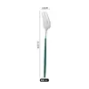 Estilo ins Juego de Vajilla Portuguesa de Acero Inoxidable Cuchillo, Tenedor y Cuchara para Comida Occidental Palillos Chapado en Titanio Dorado Juego de Vajilla de Regalo