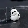 Paisagem em miniatura, figura de panda criativa que brilha no escuro, decoração DIY, pacote surpresa, ornamento para pendurar, pequena peça de exibição para mesa ou carro