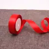 Cintas de seda roja grandes cintas de seda roja ferretería de té cinta para atar en casa cinta de satén rollo grande para coche nuevo embalaje de festival cinta de colores