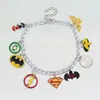 Llavero Metálico DC Liga de la Justicia Batman Flash Mujer Maravilla Superman Linterna Verde Colgante con Logo