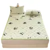 Cobertor de Colchão Espesso de Lã de Leite para Inverno Dormitório Estudantil Tapete de Dormir Individual/Casal Super Macio Coral Fleece Almofada Macia Roupa de Cama