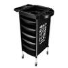 Cabeleireiro Ferramenta Car Barber Shop Beleza Removível mão puxada Bar Car Hair Salon Pull-out Multi-Layer Hot Dyeing Cart