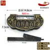 Cadeado e fechadura Ruyi Fechadura antiga Fechadura de bronze antiga Fechadura chinesa Fechadura de cobre estilo antigo Fechadura de ferrolho Abertura horizontal Fechadura de pendurar