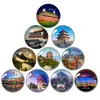 Imanes de Refrigerador de Cristal Creativo Puntos Escénicos del Lago del Oeste de Hangzhou Diez Imanes Puntos Escénicos Turismo Metabo de Pekín Shanghái Chongqing Nankín