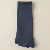 Calcetines de cinco dedos para mujer, de media pantorrilla, antideslizantes, para yoga, deportes, fitness, calcetines cortos, calcetines profesionales para Pilates