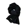Bufanda Estilo Coreano para Mujer Otoño e Invierno Nueva Color Sólido Tejida Engrosada Cálida Versátil Simple Bufanda al por Mayor