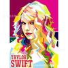 Explosões Taylor molde molde 5D pintura diamante cantora feminina Amazon mais vendido diamante redondo diamante completo faça você mesmo fabricantes de pintura decorativa lote