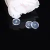 Espaciador Transparente para Reparación de Perforaciones Corporales, Anillo para Ombligo, Anillo para Lengua, Arete, Platillo Volador de Silicona para Prevenir Salientes Hacia Adentro e Hiperplasia