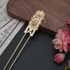 Horquilla Dorada Vintage de Hilo Dorado Nuevo Color Conservante Chapada en Oro Estilo Antiguo Accesorio para el Cabello en Forma de U Accesorio para el Cabello Hanfu Tenedor para el Cabello Accesorio para el Cabello de Novia Accesorio para el Cabello Hueco