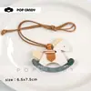Pingente Criativo para Bolsa de Couro DIY Colar Artesanal Acessório de Decoração para Casais e Melhores Amigos, Charme Versátil Personalizado para Bolsa