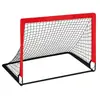 Portería de Fútbol Plegable Portátil Portería Única Set de Escalera de Agilidad para Entrenamiento de Fútbol Escalera de Agilidad para Entrenamiento de Ritmo en Interiores