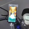Soporte para Teléfono Móvil Bolsa Impermeable con Pantalla Táctil, Bolsa Impermeable para Repartidores, Funda Impermeable Recargable para Teléfono Móvil