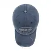 Gorra de Béisbol Rota de Mezclilla Lavada Desgastada Transfronteriza Moda Retro Versátil para Otoño e Invierno Gorra de Pico Suave Sombrero de Sol