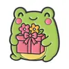 Colección de Broches Divertidos de Rana de Dibujos Animados Emoji Divertido Pines Metálicos Insignia de Decoración para Bolsos Ropa