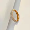Anillo para Parejas, Hombres y Mujeres, Sencillo, Gipsófila, No se decolora, Anillo de Cola Doble Fila Simple, Dedo Índice, Joyería de Anillo Moderna y de Moda