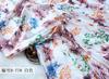 Tela de satén estampado de seda de imitación tela de seda tela para ropa de vestido pastoral tela estampada con flores y plantas