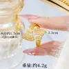 Anillo de estilo ins cool de lujo ligero de alta gama Corona mariposa moda anillo versátil anillo de cola Femenino Venta al por mayor de fábrica