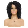 Cascos de Fibra Química Europeos y Americanos Pelucas de Tubo Esponjoso Rizado Hueco Rizado Pequeño Rastas para Mujeres Africanas