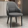 Silla de lujo ligera de alta gama estilo italiano con respaldo, taburete estilo nórdico, silla de comedor simple, silla de lujo ligera para el hogar/hotel/mahjong/restaurante con respaldo
