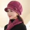 Gorras para Mujeres de Mediana Edad y Mayores, Gorras de Béisbol Tejidas de Piel de Conejo para Otoño e Invierno, Gorras para Madres Mayores, Gorras para Señoras Mayores, Al por Mayor en Stock