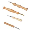 Nuevas agujas de bordar con mango de madera, agujas de bordar rusas para diseños florales, agujas de bordar para hilo grueso DIY, bolígrafos de bordar y agujas de bordar al por mayor