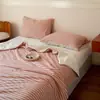 Un lado es suave y el otro es fresco al tacto. Colcha de punto 100% algodón para aire acondicionado, colcha fina de verano, colcha fresca de verano, manta fina