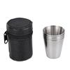 Suministro transfronterizo 30ml grueso exterior portátil copa de vino taza de acero inoxidable conveniente taza para bebidas frías de una sola capa Copa para vino blanco