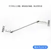 Acero Inoxidable 304 Aleación de Aluminio de Puente Roto Cuerda Limitadora de Ventana Abatible Ventana de Apertura Exterior Fijación de Ventana Cerradura de Seguridad Infantil