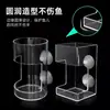 Alimentador de Peces Pequeños para Acuario, Dispensador de Comida para Peces, Anillo Alimentador Anti-Salpicaduras, Anillo Alimentador Transparente de Acrílico Hundiéndose