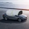 Parasol para Coche, Paraguas Móvil para Coche No Automático, Toldo Plegable para Coche, Cubierta para Coche con Protección Solar para Exteriores, Parasol para Autocaravana
