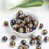 Dingyi 8-16mm Luna Fría Arena Movediza Ojo de Gato Chapado Imitación Ojo de Gato Cuentas de Resina Cuentas Sueltas Pulsera DIY Accesorios de Joyería