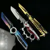 Nova Temporada Skin de Faca Remodelar Liga de Zinco Modelo de Arma Delta Arredores Não Afiado Rolamento Rotativo Brinquedo