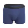 Ropa Interior Masculina Europea y Americana, Calzoncillos Bóxer de Algodón Puro para Hombres Gordos, Estilo de Apertura Extendida, Color Sólido Deportivo, Suministro Transfronterizo
