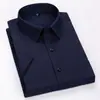 Liquidación de Primavera y Otoño Camisas Azules para Padrinos de Boda Ropa Formal de Negocios para Hombre Camisas Profesionales de Oficina Ropa de Trabajo de Manga Larga