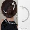 Lírio do vale franja strass rabo de peixe grampo de uma palavra bola redonda coque liga haste de cabelo novo estilo chinês garfo de cabelo feminino