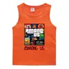 Conejo de Fuego 2023 Verano Chaleco Infantil Algodón Coreano Casual Camiseta Base Absorbente de Sudor Caramelo Camiseta Interior sin Mangas para Niños