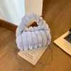 Bolso de Peluche Nuevo para Mujer, Estilo Versátil de Gama Alta para Otoño e Invierno, Bolso de Hombro Cruzado Individual, Bolso de Mano Texturizado para Mujer de Doble Uso y Billetera para Monedas