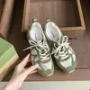 Zapatillas de entrenamiento alemanas de malla en bloque de color retro de cuero genuino, zapatillas deportivas casual versátiles, zapatillas tipo papá para exteriores y senderismo para mujer