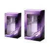 Caja de Empaque Personalizada para Aromaterapia Caja de Regalo Personalizada Pequeña Escala Caja de Cartón Blanco con Ventana Caja Corrugada Hecha a Medida Caja de Perfume