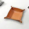 Bandeja de Entrada para Mesa de Couro Transfronteiriça para Chaves, Cosméticos, Joias Processamento Atacado Impressão de Logo