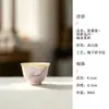 Mo Ji Fenghui Pintura à Mão Sob Esmalte Estilo Pintura a Óleo Céu Estrelado Itens Domésticos Xícara de Chá Tamanho Pequeno Conjunto de Chá Gongfu Xícara de Chá Copo Único