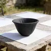 Colador de Té de Cerámica Redondo No Poroso, Filtro de Té Simple y Portátil, Juego de Té Kung Fu, Filtro de Té Integrado y Taza de Equidad para Preparar Té