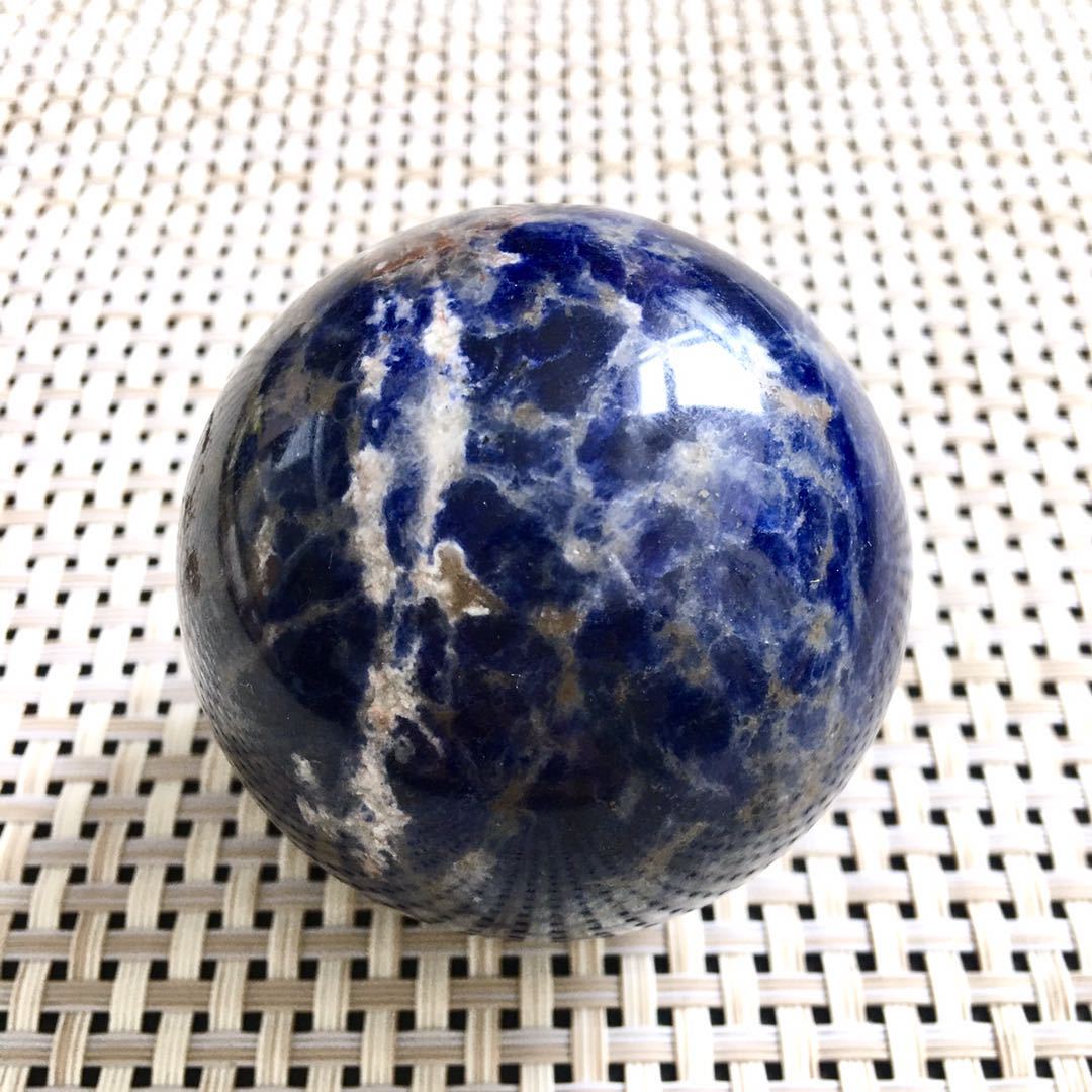 Sodalite ball quartz crystal s