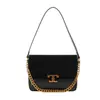 Bolsa Satchel de Corrente Popular Outono e Inverno Deste Ano Bolsa Pequena Personalizada para Mulheres Nova Moda 2025 Bolsa de Ombro Único Bolsa de Axila Bolsa Transversal