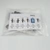 Hebilla de coche en caja de 100 piezas, hebilla de parachoques con clip de nailon, combinación de 100 piezas, HE26
