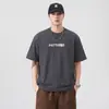 Ropa para Hombre Xintang 2026 Verano Nueva Delgado Tendencia Marca Camiseta Superior Estilo Americano Holgada Manga Corta Camiseta para Hombre